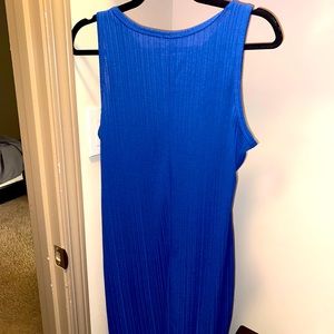 Royal blue dress